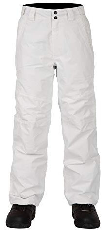 Two Bare Feet Men Claw Hammer Snow Ski Pants - Total White, Large