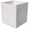 AnaParra Jardinera Cuadrada Moderna en hormigón aligerado para Exterior Caspio 40X40X48cm. Natural Gris