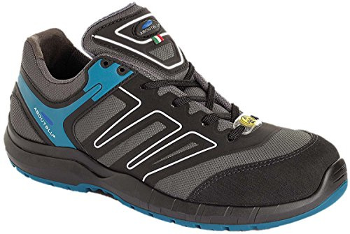 Aboutblu 5035102LA S3 ESD SRC Indianapolis Octane Low Sicherheitsschuh Wasserabweisend, Unisex, Blau, Leder, Größe 45