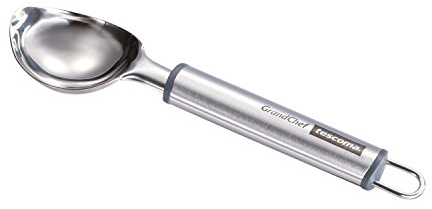 Tescoma 428258 Porzionatore Gelato, Acciaio Inossidabile, Grigio, 21x5 cm