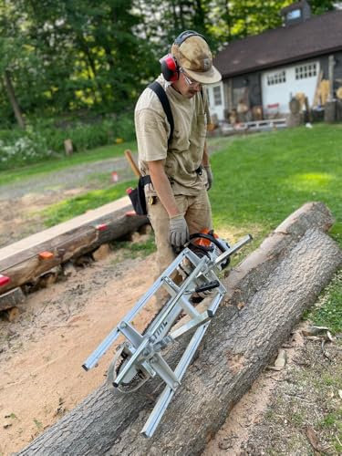 Portable Chainsaw Mill 24 Inches Planking Milling Bar Size 14 Inches to 24 Inches