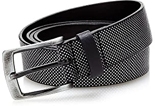 Guess Herren-Gürtel aus Leder M73Z21, Schwarz, Schwarz , M