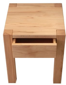 Nachttisch Nachtschrank Beistelltisch Kernbuche massiv. Maße : 41x41x41cm hoch. Massanfertigung.