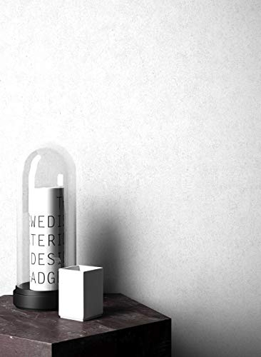 NEWROOM Steintapete Tapete Grau Unifarbe Struktur Uni Vliestapete Weiß Vlies moderne Design 3D Optik Einfarbig Unifarben inkl. Tapezier Ratgeber
