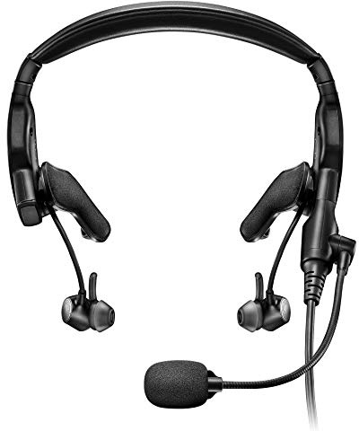 Bose Proflight Series 2 Aviation Headset with Bluetooth Connectivity, 5 Pin XLR Cable, Black