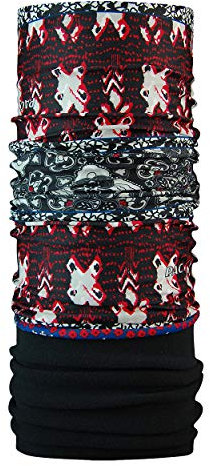 P.A.C. Fleece Multifunktionstuch - Outdoortuch, Unisex, Schlauchtuch mit Fleece, Wandern, Skifahren, Klettern, Laufen