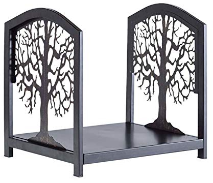 Yyqx Kaminholz Aufbewahrung Regal Brennholz Rack Kamin Werkzeuggestell Indoor Outdoor Hochleistungs-Brennholz-Log-Rack-Holzlagerungstapel Feuerholzregal