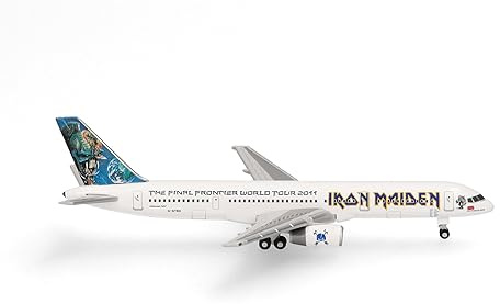 herpa - Iron Maiden (Astraeus) Boeing 757-200 Ed Force One - The Final Frontier World Tour 2011 - G-STRX