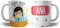 Kartoon Kase Taza Psicologa Original Personalizada con Nombre | Mejor del Mundo Taza Profesiones de Cafe Desayuno para Regalar (Psicologa)
