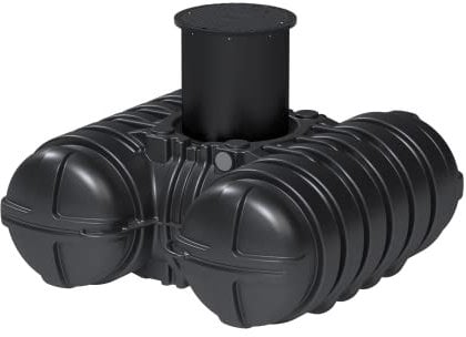Regenwasser - Flachspeicher 3500 Liter mit Filterkorb
