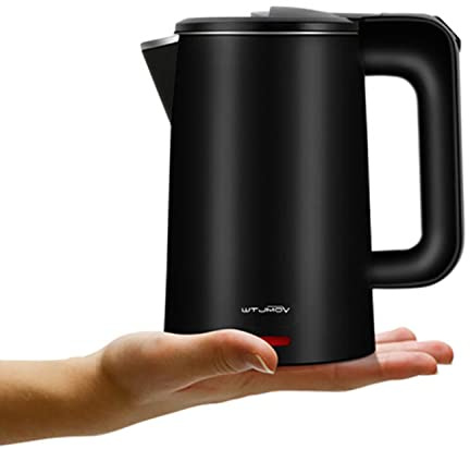 0.8L Stainless Steel Electric Kettle 800W Small Electric Kettle 27oz Auto Shut-off Portable Water Boiler for Small Kitchen, Business Travel and More