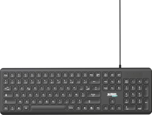 Urban Factory USB-A/C Wired Keyboard Eco-Friendly