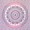 MOMOMUS Großes Strandtuch XXL Sandfrei - Mit Mandala-Motiv - Ideal als Pareo, Strandtuch Groß Sandabweisend oder Strandlaken XXL - Fuchsia, 210x230 cm