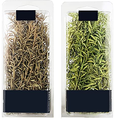Cayway Static Grass Tuft Schnee Statische Grass Statische Grasbüschel, Scenics Gras Grasbüschel für Modelleisenbahn (Stil C)