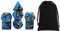 Set di Dadi, Dadi Poliedrici, 7 pezzi Dadi DND, Dungeons And Dragons +1Pcs Borse Velluto, Gioco Colorati, per Pathfinder Giochi di Ruolo e di Società