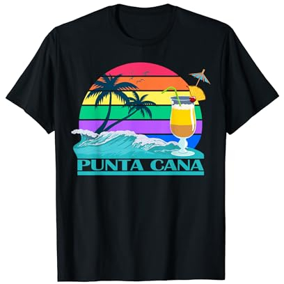 Punta Cana Palma República Dominicana Caribe Recuerdo Regalo Camiseta