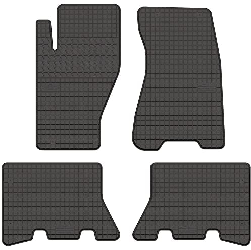 Gummimatten Gummi Fußmatten Satz für Jeep Grand Cherokee WJ II (1998-2005) - Passgenau