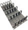 Metamas Lab - 5 Pack 1U 19” Server Rack Cable Management Panel w/D-Ring Hooks - 1U Horizontal or Vertical Wire and Cord Manager - Made in Taiwan