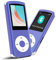 Hotechs MP3-Player/MP4-Player, MP3-Player mit 32 GB Speicherkarte, schlankes Design, digitales LCD-Display, 4,6 cm (1,8 Zoll) Display, FM-Radio