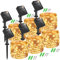 litogo [6 Stück] Solar Lichterkette Aussen, 12M 120 LED Lichterkette Außen Wasserdicht KupferDraht 8 Modus Solarlichterkette Deko für Garten, Balkon, Terrasse, Tor, Hof, Hochzeit, Party (Warmweiß)