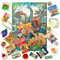 OYOY Adventskalender 2024 Kinder I Dinosaurier Design I bunter Kinder Adventskalender Jungen I 24 unterschiedliche süße Überraschungen u.a. Fruchtgummi Brausen Kaubonbons Lollipops