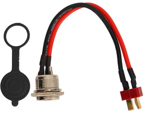 BOROCO Electric Scooter Charger Port Aluminum Alloy Portable E Scooter Charging Ports Charging Connector Parts Riding Charger Accessories for KUGOO M4 Pro