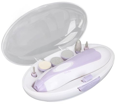 Máquina Pulidora de Uñas Eléctrica, Kit de Lima de Uñas Eléctrica para Eliminar la Piel Muerta para Salón de Belleza