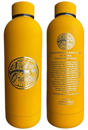 Strike3D 500ml Nuka Cola Orange bottiglia borraccia termica in acciaio vault boy - 1pz