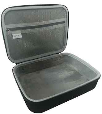 TEWEV Étui de Rangement Polyvalent Compatible avec Mini Projecteur, Caméra Embarquée, Casque VR, Drone, Housse de Transport pour Tondeuse à Barbe, Appareils Photo et Accessoires Électroniques