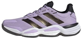 adidas Damen Stabil 16 Indoor Shoes, Powder Plum/Core Black/Cloud White, 37 1/3 EU
