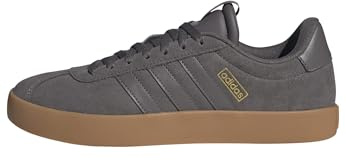 adidas VL Court 3.0 Shoes, Sneaker Uomo, Charcoal Charcoal Gold Met, 43 1/3 EU