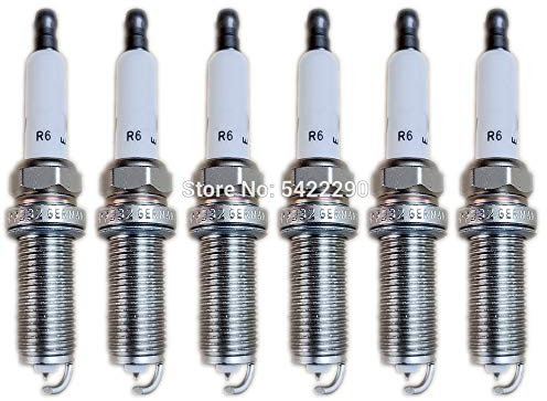 LKIWSDS Zündkerzen 6pcs FR7NPP332 12.788.884 Iridium Zündkerze Kompatibel mit BMW E90 E91 E92 E93 E60 E61 E83 passend for Opel Kompatibel mit Insignia Kompatibel mit Vectra 12122158253 Autoteile