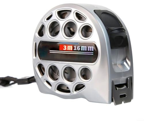 Righello retrattile in acciaio inossidabile anticorrosione, cassa in scala satinata ad alta precisione, impugnatura comoda (3m16)