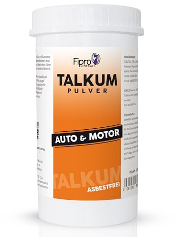 Sucelos Fipro Minerals 6er Pack 300g Talkumpuder für Fahrrad, Motorrad, Auto, asbestfrei, 100% Talkum, für Reifenmontage, Reifenwechsel, Manschetten, Dichtungen, Schläuche