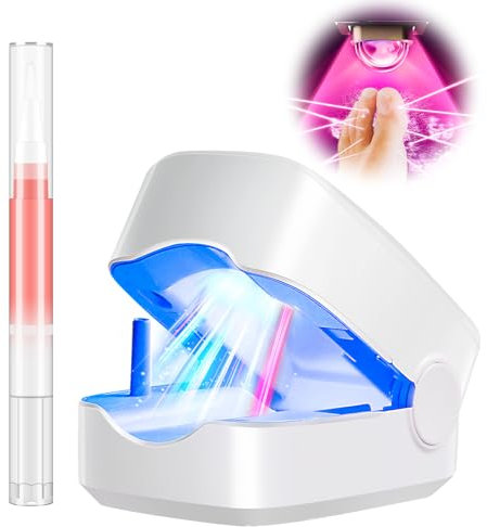 IUHFSIFS Upgrade Nail Fungus Laser Device【3 Min Treatment】Nail Fungus Treatment for Toenail Finger Nail Infection, 950nm Infrared 500nm