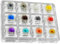 Testeur de commutateur de clavier | Testeur de touches mécaniques | Testeur d'interrupteurs portables à 9 touches/12 touches pour interrupteurs linéaires, tactiles et clicky (2,36 x 2,36 po testé