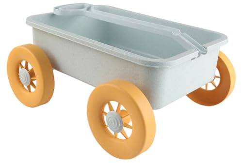 SOPOTUTU Sandspielzeug Handwagen für Tragbarer Sandtrolley für Strand und Sandkasten Fördert Kreatives Langlebiges Material für Kleine Bauarbeiter im Sommer