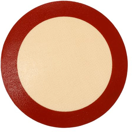 Lurrose Silicone Microwave Turntable Mat Non-Stick Oven Mat Heat Resistant 9 Inch Round Baking Air Fryer Liner for Kitchen Cooking and Baking