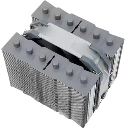 Compatible con Silver Soul 135 enfriador de aire de CPU de doble torre 6 tubos de calor AGHP ventilador de refrigeración de 135mm(SS135)
