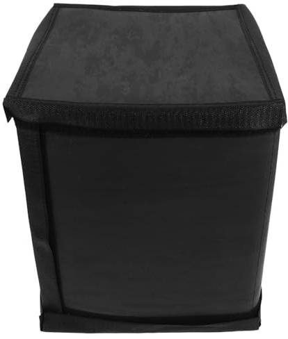 ibasenice Caisson Insonorisé Robuste pour Pompe à Chaleur et Moteur, Couverture Acoustique en Mousse et Tissu Noir, Contrôle du Bruit Industriel et Domestique