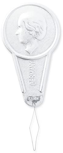 Prym 611173 silberfarbig Nadeleinfädler, silber, 100 Stück