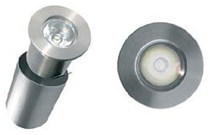 EVN Bodeneinbauleuchte Edelstahl V4A / IP65 / ø 6.3 cm, DA: 5.9 cm, ET: 8.3 652120