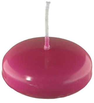 Bougies Flottantes 20 Fuchsia Rose 2,4 x 6 cm