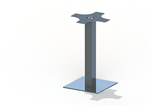 durante®Tischgestell Tischsäule Tischbein Hera 400 Aluminium eckig Höhe 1090 mm