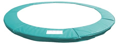Greenbay 1,8 m, 2,4 m, 3 m, 3,6 m, 4 m, 4,3 m Ersatz-Abdeckrand für Trampolins der Premiumklasse | UV-beständig, PVC-Top | EPE-Schaumstoff (Dicke: 15 mm, Breite: 300 mm) | Sicherheitsrand grün