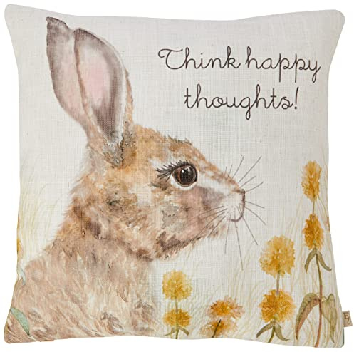 furn. Evans Lichfield Woodland Hare Thoughts Kissenbezug, Mehrfarbig, 43 x 43 cm