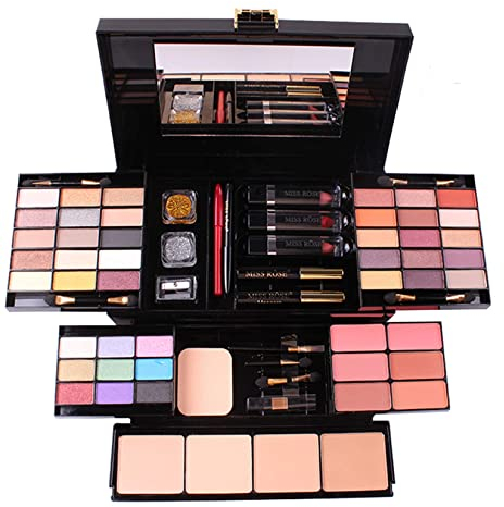FantasyDay 54 Farben Multifunktions Exquisite Kosmetik Geschenkset Makeup Schmink Kit für Gesicht, Augen und Lippen - Paletten Schminkkoffer mit Lidschatten Palette, Lippenstift, Rouge, Mascara