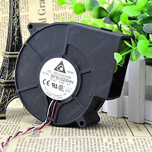 CYRMZAY Compatible for Delta BFB1024HH 24V 0.85A 3-Wire 9733 blower centrifugal cooling fan