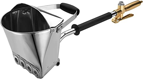 Zementmörtel Spritzpistole Putzpistole, Trichterpistole mit 4 Düsen Hopper Gun, Zement Mörtel Sprühmaschine Lackierpistole Spritzpistole für Wand- oder Deckenanstriche Gips Beton
