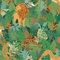 Holden Animal Kingdom Wallpaper Exotic Tropical Jungle Multi/Green 13071